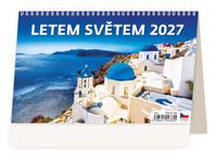 Letem světem 2027 - stolní kalendář