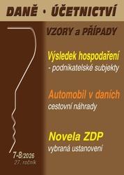 Daně, účetnictví, vzory a přípa 7-8/2026
