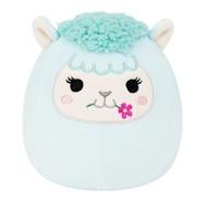 Squishmallows Tyrkysová lama s květinou Lorna