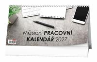 Měsíční pracovní kalendář 2027 - stolní kalendář