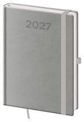 Denní diář 2027 A5 Print Pop šedý