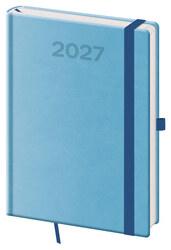 Denní diář 2027 A5 Print Pop světle modrý
