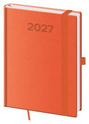 Denní diář 2027 B6 Print Pop oranžový