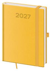 Denní diář 2027 B6 Print Pop žlutý