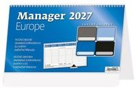 Plánovací kalendář Manager Europe 2027 - stolní kalendář
