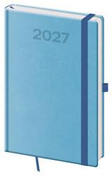 Týdenní diář 2027 A5 Print Pop světle modrý