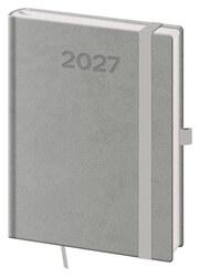 Týdenní diář 2027 B6 Print Pop šedý