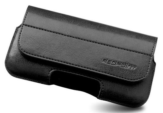 Horizontální pouzdro FIXED Sarif se zavíráním, PU kůže, velikost 4XL, černé - ACPLRPSRXX056