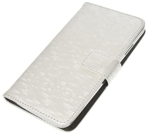 Aligator Pouzdro BOOK GLAMMY L (4,5"- 5") White - ACPLUNBOOK175