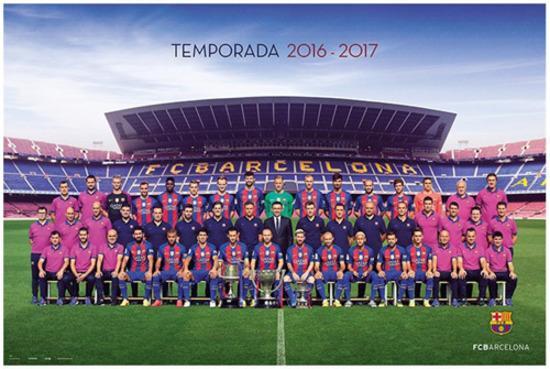 PLAKÁT 61 x 91,5 cm/BARCELONA FC