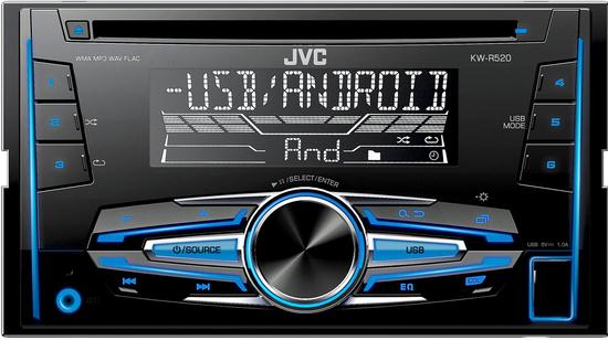 JVC KW R520 2DIN AUTORÁDIO S CD
