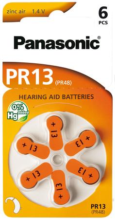 Panasonic baterie do naslouchadel 6ks PR13(48)/6LB - 2A712149