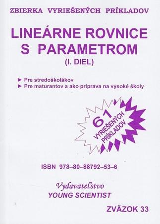 Lineárne rovnice s parametrom I.diel - 978-80-88792-53-6