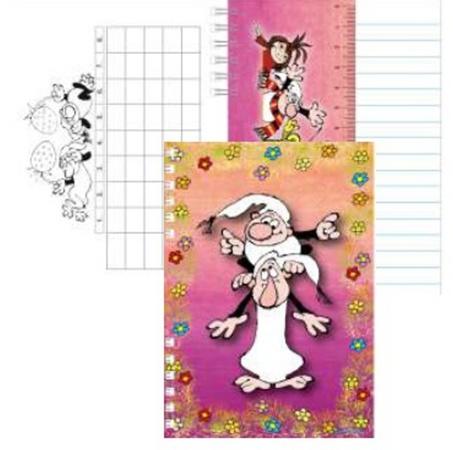 Křemílek a Vochomůrka - Zápisník A6 s vazbou TW a 3D