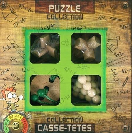 Albi Sada 4 hlavolamů dřevo junior