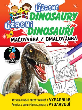 Úžasné dinosaury Úžasní dinosauři, maľovanka / omalovánka - 978-80-88888-37-6