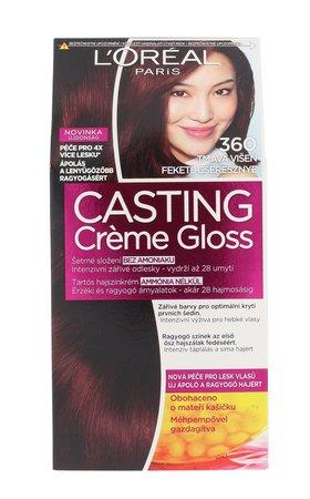 Barva na vlasy L´Oréal Paris - Casting Creme Gloss 360 Black Cherry 1 ks , Tmavá, višeň - kLO452-360