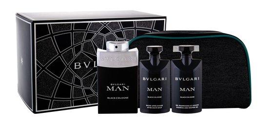 Bvlgari Man Black Cologne EDT 100 ml + ASB 75 ml + SG 75 ml + kosmetická taška - 94388