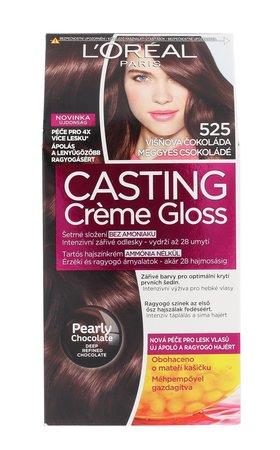 Barva na vlasy L´Oréal Paris - Casting Creme Gloss 525 Cherry Chocolate 1 ks , Višňová, čokoláda - kLO452-525