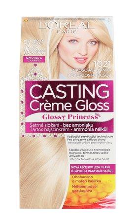 Barva na vlasy L´Oréal Paris - Casting Creme Gloss 1021 Coconut Baby 1 ks , Kokosová, pusinka - kLO452-1021