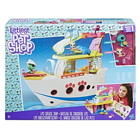 Hasbro Littlest Pet Shop Hrací set Výletní loď se 3 zvířátky - C1159HAS