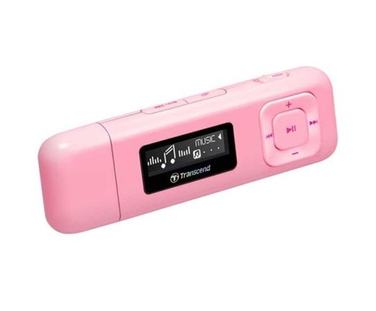 Transcend 8GB Flash MP3 Přehrávač T-Sonic 330, růžový - TS8GMP330P