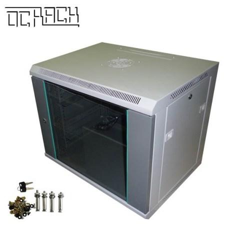 19" nástěnný rozvaděč 6U/450mm - černý, 9350BK