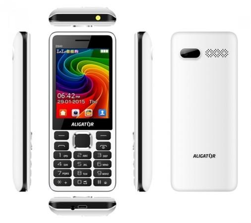 Aligator D940 Dual SIM, bílá