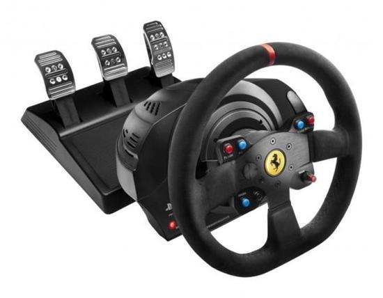 Thrustmaster Sada volantu a pedálů T300 Ferrari 599XX EVO Alcantara pro PS3, PS4,PS4 PRO,PC - 4160652