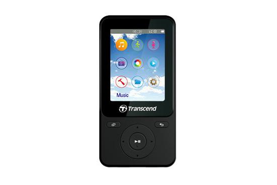 Transcend 8GB Flash MP3 přehrávač T-Sonic 710, MP710, černý - TS8GMP710K