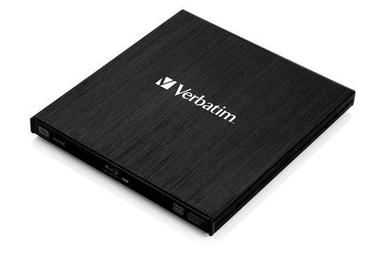 VERBATIM CD/DVD Blu-Ray vypalovačka/ externí/ USB 3.0/ SW Nero Burn & Archive/ podpora M-DISC/ Slimline/ černá - 43890