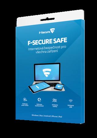 F-Secure SAFE pro 3 zařízení na 1 rok - elektronicky - FCFXBR1N003E1