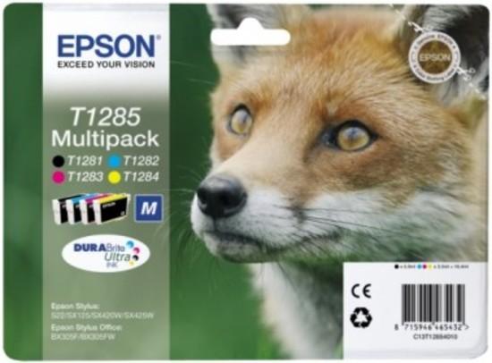 Epson inkoustová náplň/ T1285/ Multipack DURABrite Ultra Ink/ 4x barvy - C13T12854012