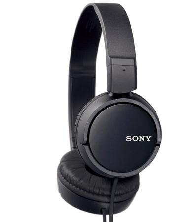 SONY sluchátka náhlavní MDRZX110/ drátová/ 3,5mm jack/ citlivost 98 dB/mW/ černá - MDRZX110B.AE