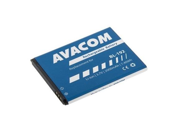 Baterie AVACOM GSLE-BL192-2000 do mobilu Lenovo A328 Li-Ion 3,7V 2000mAh (náhrada BL192) - GSLE-BL192-2000