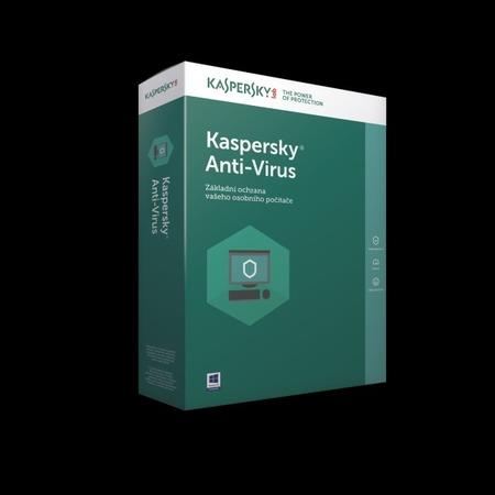 Kaspersky Anti-Virus CZ, 1PC, 2 roky, obnovení licence, elektronicky, KL1171XCADR