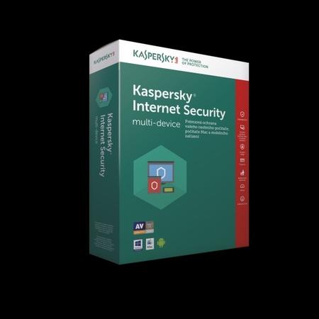 Kaspersky Internet Security CZ, 1 zařízení, 2 roky, obnovení licence, elektronicky, KL1939XCADR