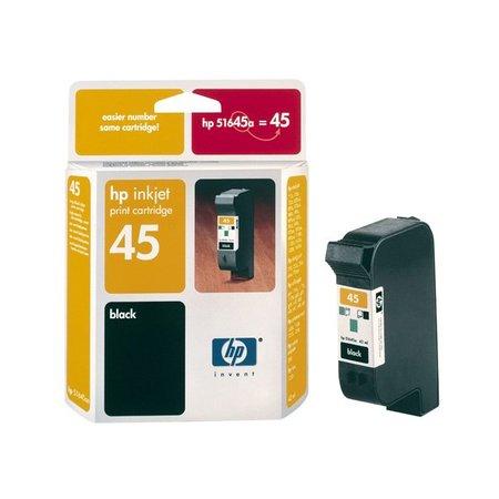Inkoustová náplň HP 45, 930 stran - černá, 51645AE