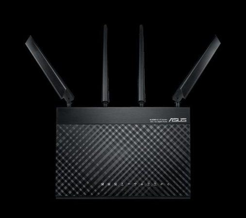 ASUS 4G-AC68U, AC1900 dvoupásmový LTE Wi-Fi modemový Router s rodičovským zámkem a funkcí hostující sítě, 90IG03R1-BM2000