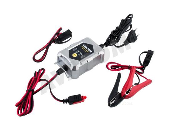 Nabíječka Avacom automatická pro olověné AGM/GEL akumulátory (1,2 - 24Ah), 6V/12V 1A