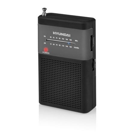 Radiopřijímač Hyundai PPR 310 BS, černý/stříbrný