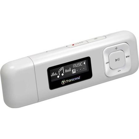 MP3 přehrávač Transcend MP330 8GB, bílý - TS8GMP330W