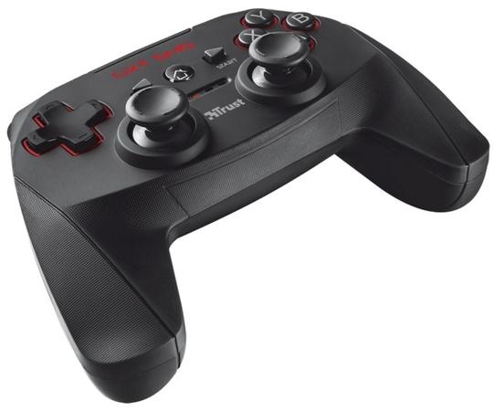 Gamepad Trust GXT 545 Wireless pro PC, PS3 - černý