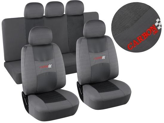 Autopotah Compass Carbon Light šedé AIRBAG sada 9ks