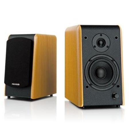 Microlab B77 stereo reproduktory 2.0, RMS 48W, MDF, barva dřeva - B77