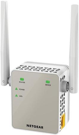 Netgear AC1200 WiFi Range Extender - 802.11ac, 1PT, Wall-plug Ext. Ant (EX6120) - EX6120-100PES