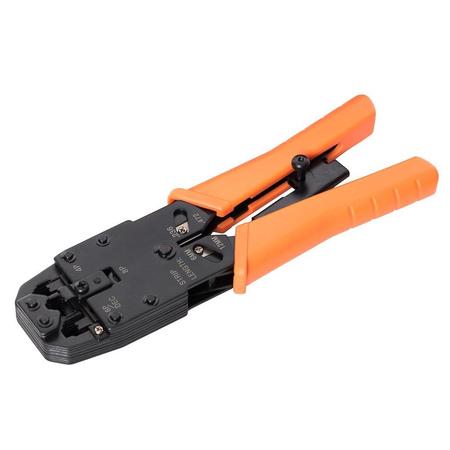 Netrack krimpovací kleště RJ45 8p +6 p +4 p, kontrola síly stisku - 100-04