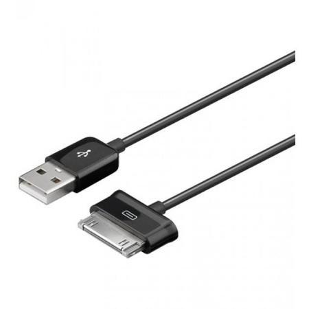 Techly USB 2.0 kabel pro Samsung Galaxy Tab, černý, 1,2 m - 305113