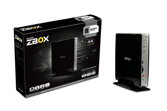 ZOTAC ZBOX BI324, Intel N3060, 2xSODDIM DDR3L 1600, SATA3, DP/HDMI/VGA, - ZBOX-BI324-E