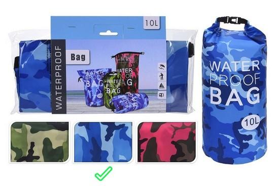 Nepromokavý vak 10 l, lodní pytel červený - KO-170427340cerv